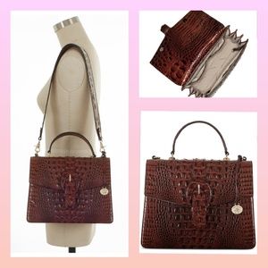 SOLDBrahmin gabriella Melbourne satchel pecan